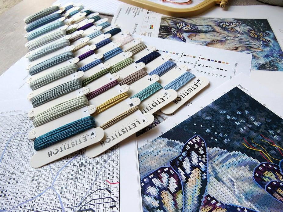 Letistitch Together We Are Magic Counted Cross-Stitch Kit