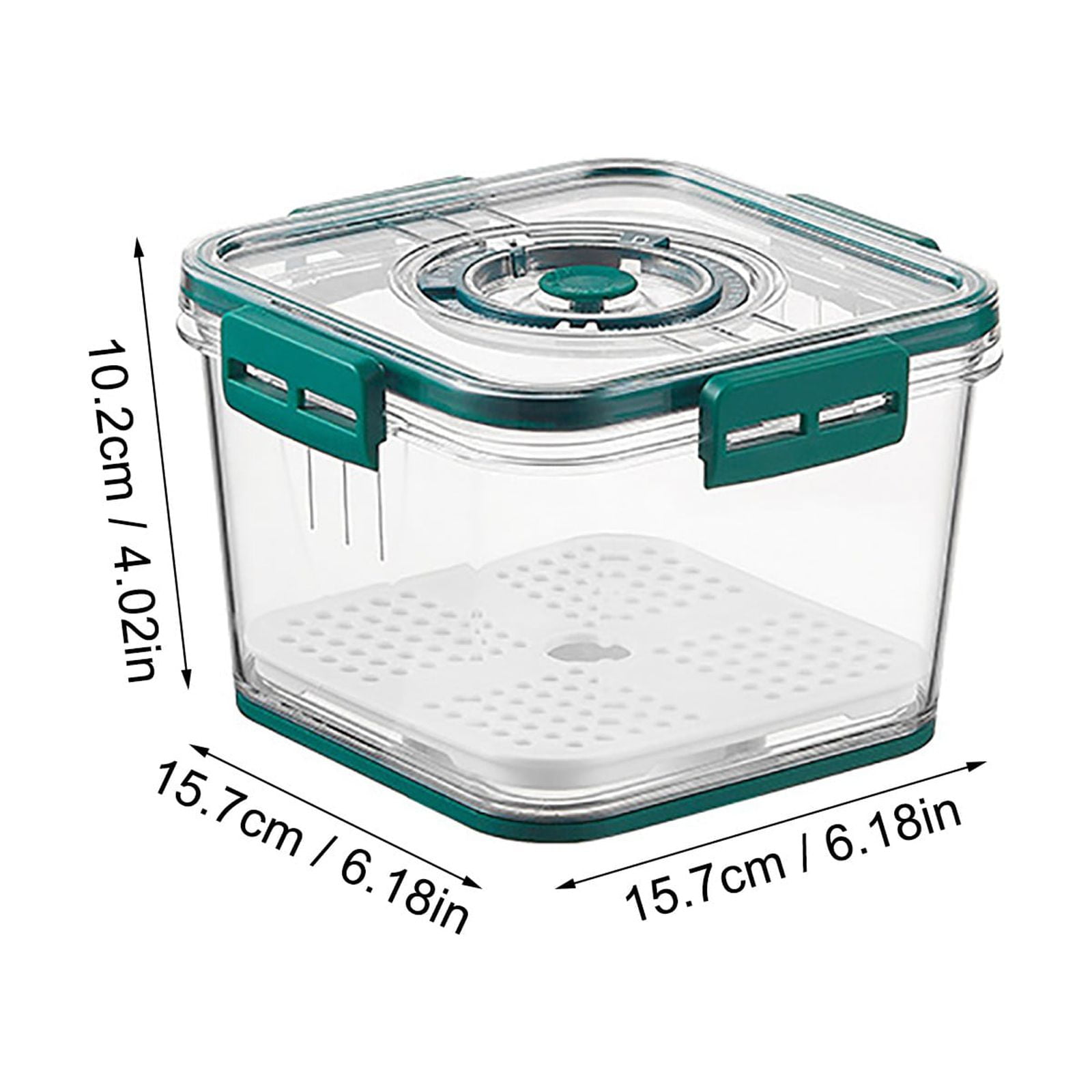Fresh Produce Vegetable Fruit Storage Containers With Time Recording Fridge Storage Container Container And Fridge Organizers