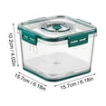25 Lb Rice Storage Container Containers to Keep Food Fresh Freezer Shelf for Top Freezer