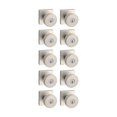 thumbnail image 1 of Juego de 10 Pomos de Puerta Kwikset Pismo en Níquel Satinado con Llave, 1 of 7