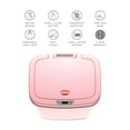 thumbnail image 2 of DZT-12-5WH Bedroom or Bathroom Automatic Touchless Infrared Motion Sensor Trash Can, 3 Gal 12 L, ABS Plastic (Rectangular, Cream) Trashcan, 2 of 6