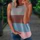 thumbnail image 2 of Moda Mujer Causal Cuello Redondo Impresión Blusa Sin Mangas Camiseta Verano Tank Tops Fridja  ghk2259, 2 of 4