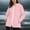 Pink-Coats, variant on Qetyuw Waterproof Jackets for Women Full Zip Up Long Sleeve Hooded Cardigan Jacket Casual Loose Fit Coats Outwear