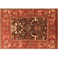 thumbnail image 1 of Ahgly Company Indoor Rectangle Oriental Orange Industrial Area Rugs, 7' x 10', 1 of 4