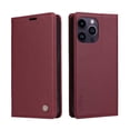 thumbnail image 1 of Funda para iPhone 15 Pro Max Estuche de Cuero PU Tipo Cartera con Ranuras para Tarjetas y Cierre Magnético, 1 of 5