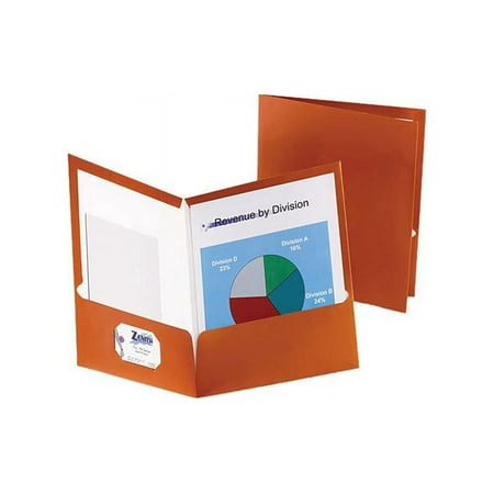 Tops Pendaflex 5049580 Two-Pocket Laminated Paper Folder  150-Sheet Capacity  Metallic Copper