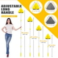 thumbnail image 5 of JEHONN Wall Mop with Upgraded 180° Foldable Panel, 80 inches Long Handle (Yellow), 5 of 7