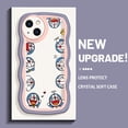 thumbnail image 1 of Funda de teléfono para iPhone 14 Pro Max 14plus 13pro Max 13mini funda para teléfono Doraemon HP funda blanda a prueba de golpes funda colorida borde de onda gato transparente funda protectora creativ, 1 of 4