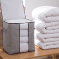 thumbnail image 7 of Zippered Storage Bag for Closet Comforter, Pillow, Quilt, Bedding, Clothes, Blanket Organizers with Large Clear Window & Carry Handles, Space Saver, 7 of 7