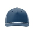 thumbnail image 4 of Richardson 5 Panel Classic Rope Cap (258), Size OSFM, Solid Light Blue/White, 4 of 4