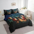 thumbnail image 4 of Homewish 3D Jungle Butterfly Twin Bedding Sets 7-Piece, Hunting Woodland Wildlife Bedding Comforter Set, American Flag Animal Reversible Sheet Sets, Super Cozy Room Decor, 4 of 8