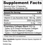 Live Conscious Multi Type Collagen, Skin Hair Nails & Joint Support for Adults, 180 Capsules (2-pack)