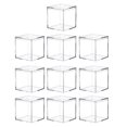 thumbnail image 1 of Box Acrylic Boxes Mini Candy Cube Clear Gift Cake Display Favor Dessert Case Small Square Cupcake Jewelry Cubes Cookie, 1 of 7