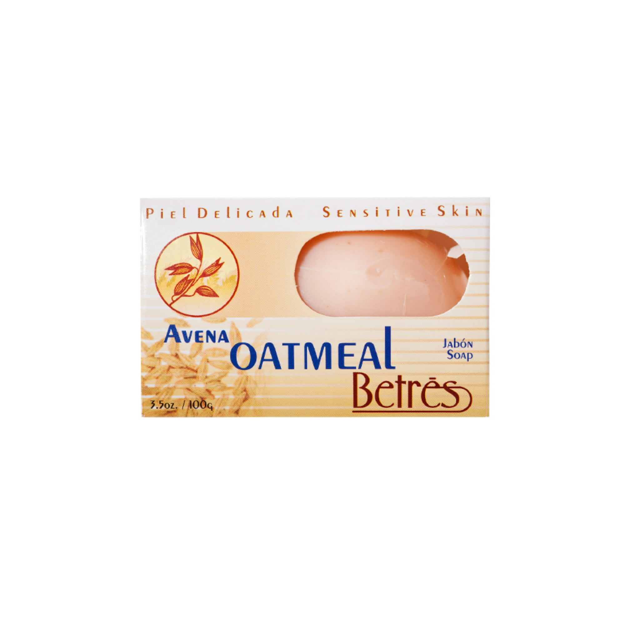 Betres Oatmeal Soap, Jabon De Avena, 3.5 Oz.