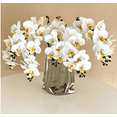 thumbnail image 4 of Zhuge 3pcs Moth Orchid Artificial Flowers, Fake flowers, Flores Artificiales Para, Wedding Decor, 4 of 5