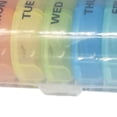 thumbnail image 4 of Seitruly Pastillero semanal, dispensador de suplementos, compartimentos separados, contenedor organizador de almacenamiento, 2 veces al día, Salud, 4 of 5
