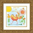 thumbnail image 1 of Phillips, Anita 15x15 Gold Ornate Wood Framed with Double Matting Museum Art Print Titled - My Sunshine, 1 of 4
