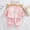 Pink, variant on Little G'i'rls 2-Piece Outfit Set, Long Sleeve Sweatshirt with Large Lace Bow and Matching Pants, Sizes 2-6T
