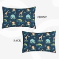 thumbnail image 3 of Haiem Pillowcase for Hair and Skin Queen - Tropical Animals Printed Soft Pillowcase with Envelope Closure-16"x24", 3 of 8