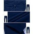 thumbnail image 5 of Pantalones ajustados para hombre, corte entallado, elásticos, casuales, color azul, 5 of 5