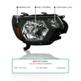 thumbnail image 3 of Spec-D Tuning Black Headlights Compatible with 2012-2015 Toyota Tacoma L+R Pair Head Light Lamp Assembly, 3 of 6