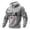 Gray, variant on Iaqnaocc Usa Flag Hoodies for Men Waffle Long Sleeve Shirts for Men 250th Anniversary Usa Flag American 1776-2026 4th Of July Pullover Army Green L