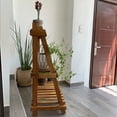 thumbnail image 2 of Soporte de Madera para Plantas Interior y Exterior, muy resistente y bonito para casa y jardín. Estantes exhibidor para flores y macetas de tres niveles. D4 Moderno, 2 of 7