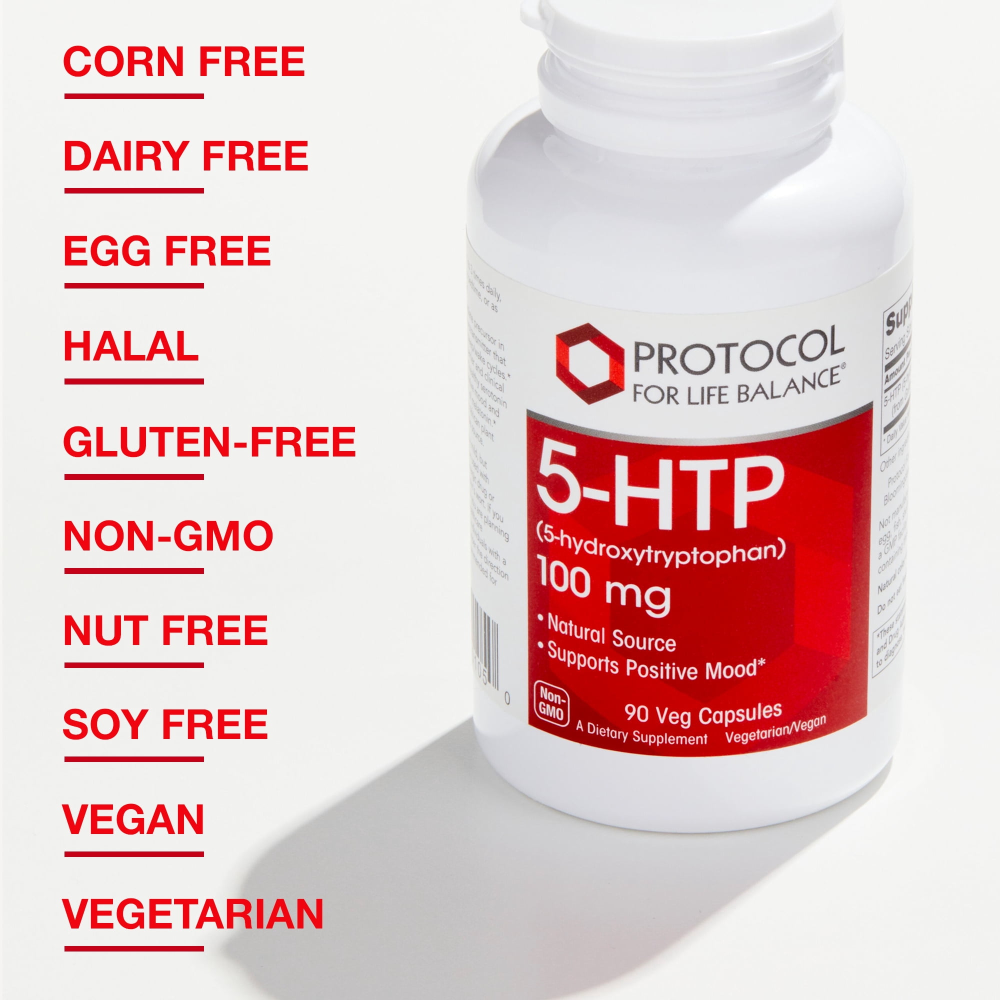 Protocol for Life Balance 5-HTP 100 mg - 90 Veg Caps