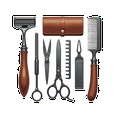 thumbnail image 4 of Vintage Barber Shop Theme Stickers, Waterproof Barber Shop Theme Sticker for Water Bottle Laptop Phone Cases Planner Skateboard Luggage Helmet Party Favor Decor, Ideal for Adults Teens Teacher Rewards, 4 of 9