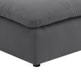 thumbnail image 4 of Hobo Square Ottoman, Charcoal Gray Fabric, Foam Cushions, 40 Inch, 4 of 5