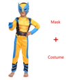 thumbnail image 3 of Disfraz de Cosplay de Beast Kingdom, Pantera Negra, Wolverine, James Howlett, accesorios, temática divertida, máscara con garras, regalo de Halloween para niños, 3 of 5