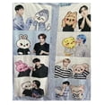 thumbnail image 1 of Exclusiva! Cobija Frazada Ultra Suave Stray Kids Cartoon K-Pop, 1 of 1