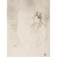 thumbnail image 2 of Henri de Toulouse-Lautrec 12x14 Gold Ornate Wood Frame and Double Matted Museum Art Print Titled - Ida Heath at the Bar (1894), 2 of 4