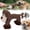 Monkey, variant on Dog Toy, Linen Safari Companions, Chomp Champ, Interactive Squeaky Chew Toy, Indestructible with Squeaker, for Small, Medium & Large Dogs