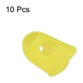 thumbnail image 3 of Protector de punta de dedo antideslizante Uxcell, paquete de 10 guardas de dedo de silicona, amarillo, 3 of 6