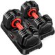 thumbnail image 1 of Set de mancuernas ajustables MouldBody 25 lb con dial 10 en 1, 1 of 9