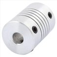 thumbnail image 3 of 6X Acoplamiento de Eje de 6 mm A 8 mm 25 mm de Longitud 18 mm de Diametro Acoplador de Motor Paso A Paso Conector de Junta de Aleacion de Aluminio, 3 of 5