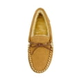 thumbnail image 2 of Pamir Men's Genuine suede Faux Fur Lined Slip on Moccasin Slippers Indoor Outdoor Tan 15M US, 2 of 9