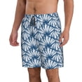 thumbnail image 2 of Vsdgher Blue Shells Men's Beach Shorts, Surfing shorts, Swim trunks, Quick Dry Swim Trunks for Surfing Beach Fun -Medium, 2 of 6