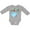 AC-Heather Grey, variant on Inktastic I Want a Hippopotamus for Christmas Hippo in Santa Hat Boys or Girls Long Sleeve Baby Bodysuit