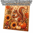 thumbnail image 4 of Halloween Pearl Art Diy Kit with Autumn Squirrel and Pumpkin Design, 12 X 12 Inch Canvas, Fall Home Decor for Adults, Wall Art Decoration, 4 of 4