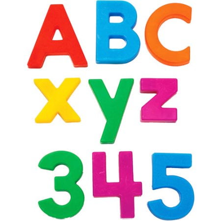 Educational Insights Uppercase Magnetic Letters Set Multicolors 1-1/2 Inches 