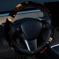thumbnail image 2 of Bat 14.5 Inch Printing PVC Leather Auto Accessories Steering Wheel Covers Car Wheel Covers Steering Wheel Cover, 2 of 6