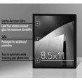 thumbnail image 4 of Americanflat 8.5x11 Picture Frame, Plastic and shatter-resistant glass, portrait and landscape display, Black, 4 of 5