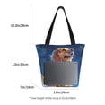 thumbnail image 2 of Kdxio Starry Sky Cloud Dog Women Reusable Grocery Bags Foldable Ripstop,Reusable Shopping Bags for Shopping,Gym,Gift, 2 of 5