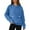 Blue, variant on Oversized Fleece Hoodies, Casual Comfy Fall Fashion Tops with Pockets, Warm Sweatshirts for Winter Outfits, Black L, Size S-XXXL