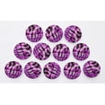thumbnail image 6 of IBA Indianbeautifulart Purple 2 Hole Leopard & Tiger Animal Skin Buttons Canvas Fabric Covered Buttons&nbsp;Cloth Embellishments For Scrapbooking Pack Of 50, 6 of 7