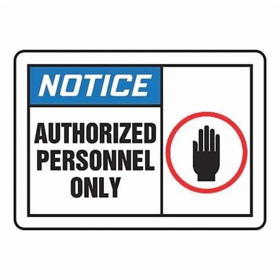 Accuform Safety Label,3 1/2 inx5 in,Vinyl,PK5 LADM803VSP