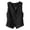 Black, variant on Women's Waistcoat Vest V Neck Button Down Blazer Jacket (RD1 S)