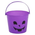 thumbnail image 4 of Clearance Under $1.24! 1 Pack Jack O Lantern Candy Bucket Plastic Pumpkin Pail for Halloween Trick or Treat (One Size Purple), 4 of 8